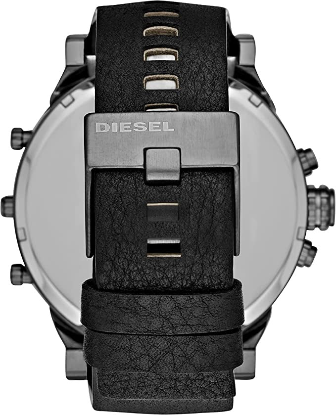Zegarek Męski Diesel Mr. Daddy 2.0 DZ7348 Czarny Skórzany Pasek