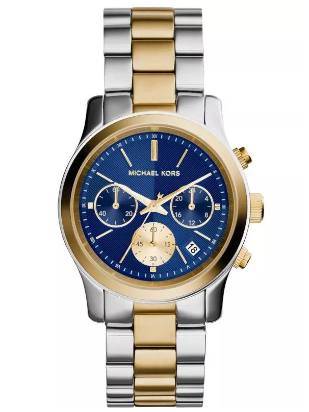 Zegarek Damski Michael Kors Runway MK6165 Niebieska Tarcza