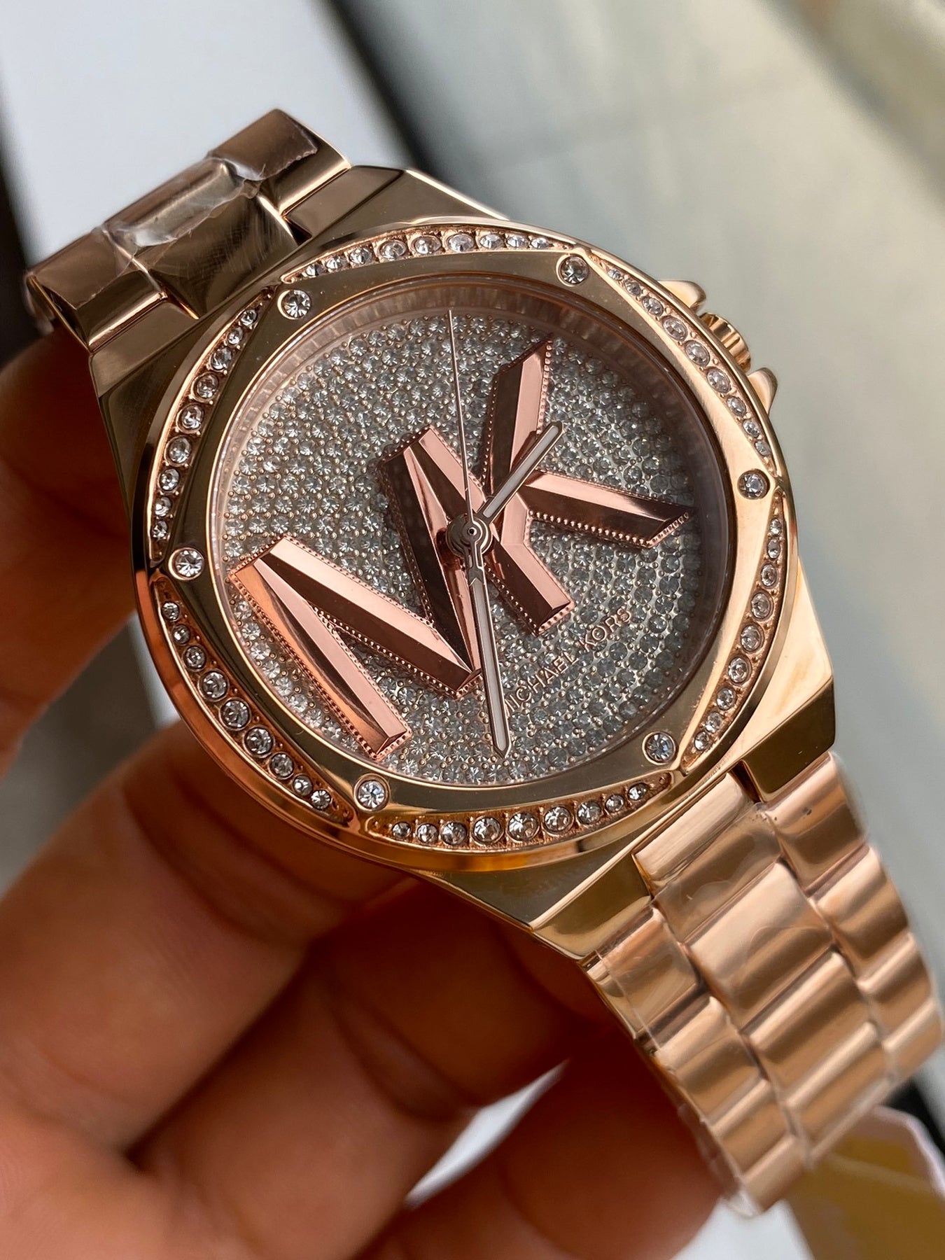Zegarek Damski Michael Kors Lennox MK7230 Różowe Złoto