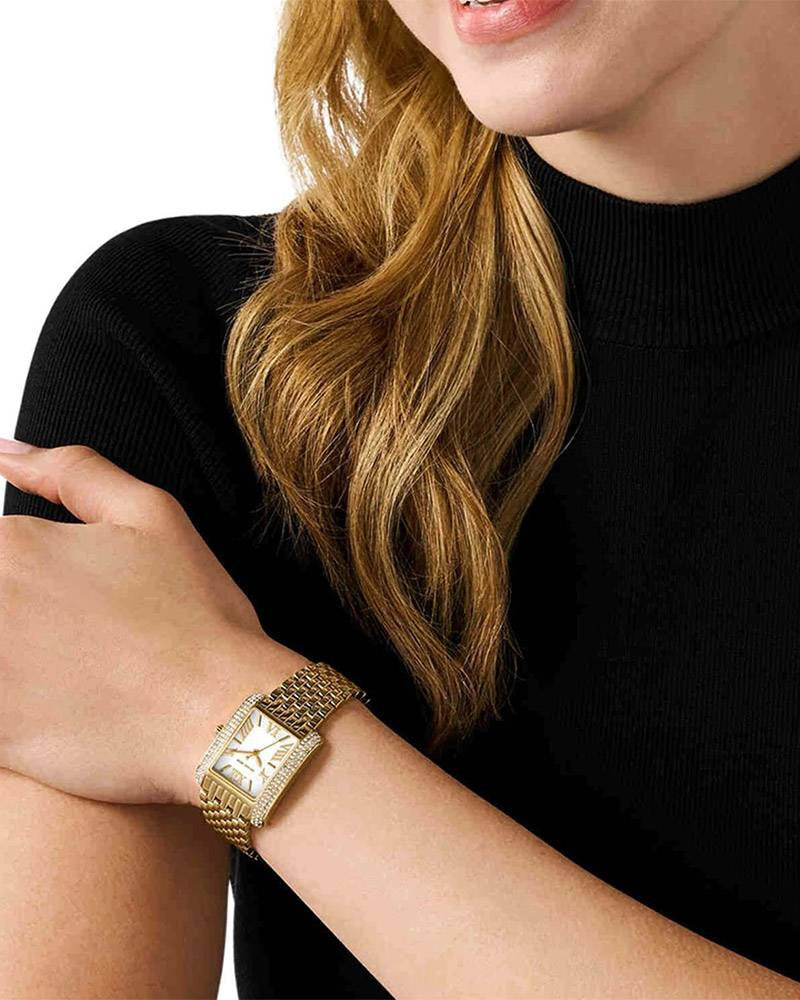 Zegarek Damski Michael Kors Emery MK4826 Złoty z Kryształkami