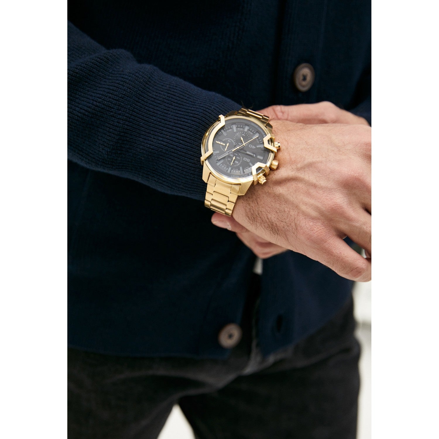 Zegarek Męski Diesel Griffed Chronograph DZ4522