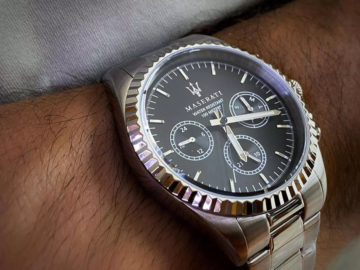 Zegarek Męski Maserati Competizione R8853100023 – Chronograf, Stal Szlachetna, WR100